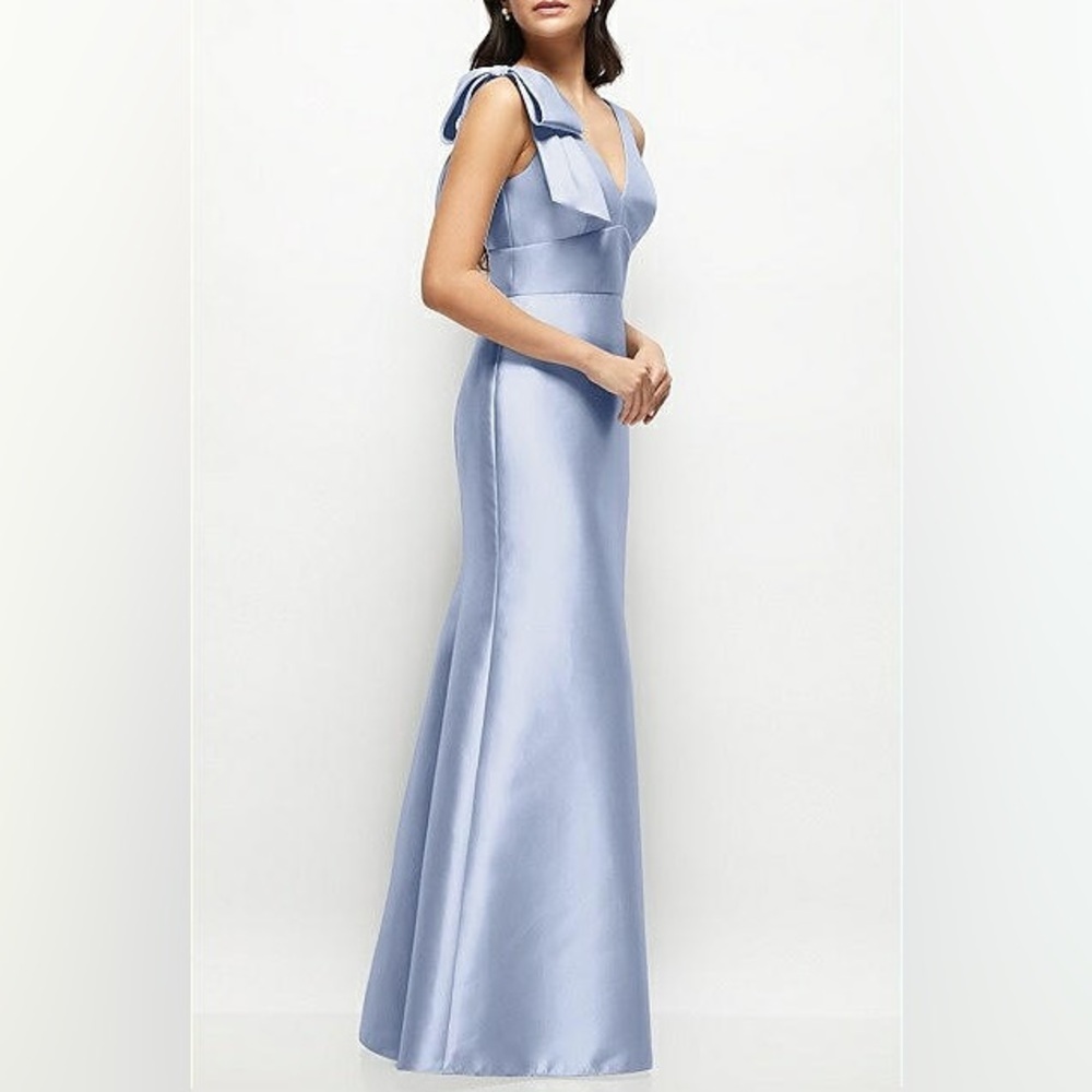NWT ALFRED SUNG Sky Blue size 10- Bridesmaid, Mother of, Formal Dress - Picture 2 of 9
